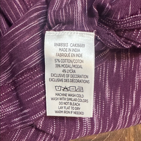 NWT Robert Graham Long Sleeve Polo Shirt Mens XXL Purple Heather $158 - Picture 9 of 13